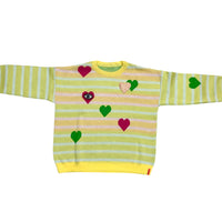 Yellow Heart Eyes Sweater