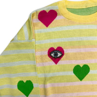 Yellow Heart Eyes Sweater