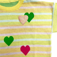 Yellow Heart Eyes Sweater