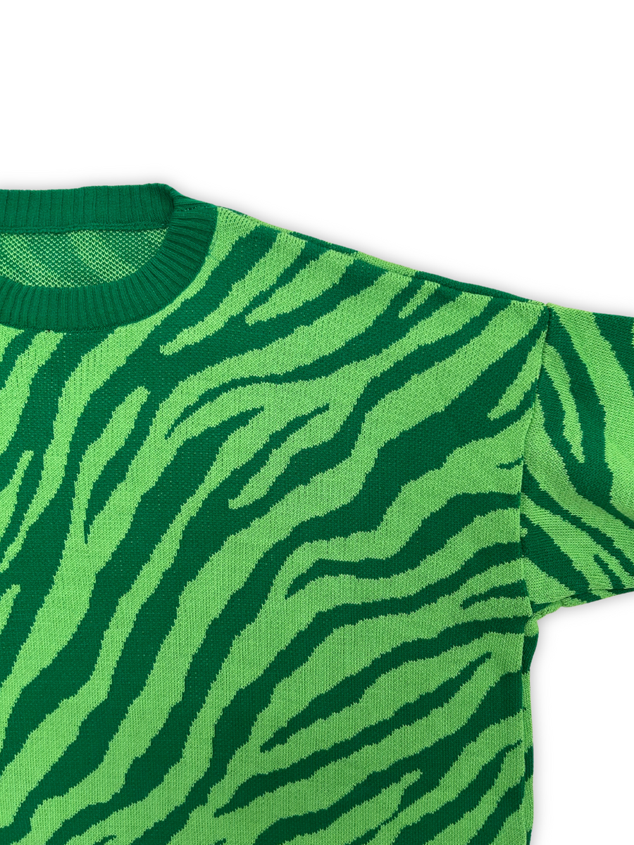 Green Tiger Sweater