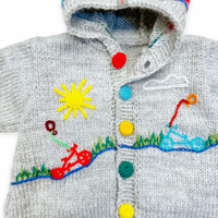 Baby Bike Hoodie Suit