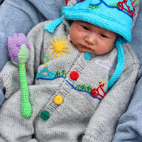 Dotted Tulip Rattle