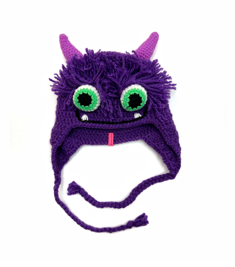 Furry Monster Eyes Hat