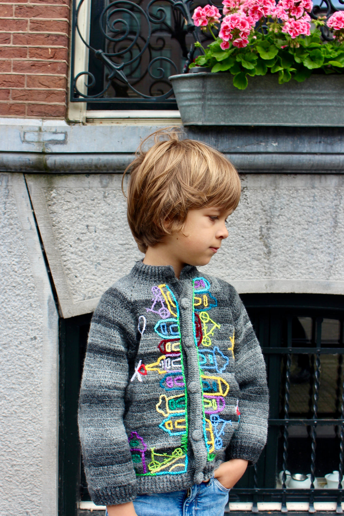 Amsterdam Stripey Cardigan