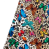 Leopard Butterfly Wrap Dress