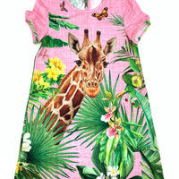 Rosy Giraffe Dress
