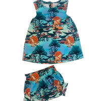 Blue Mermaid Baby Dress