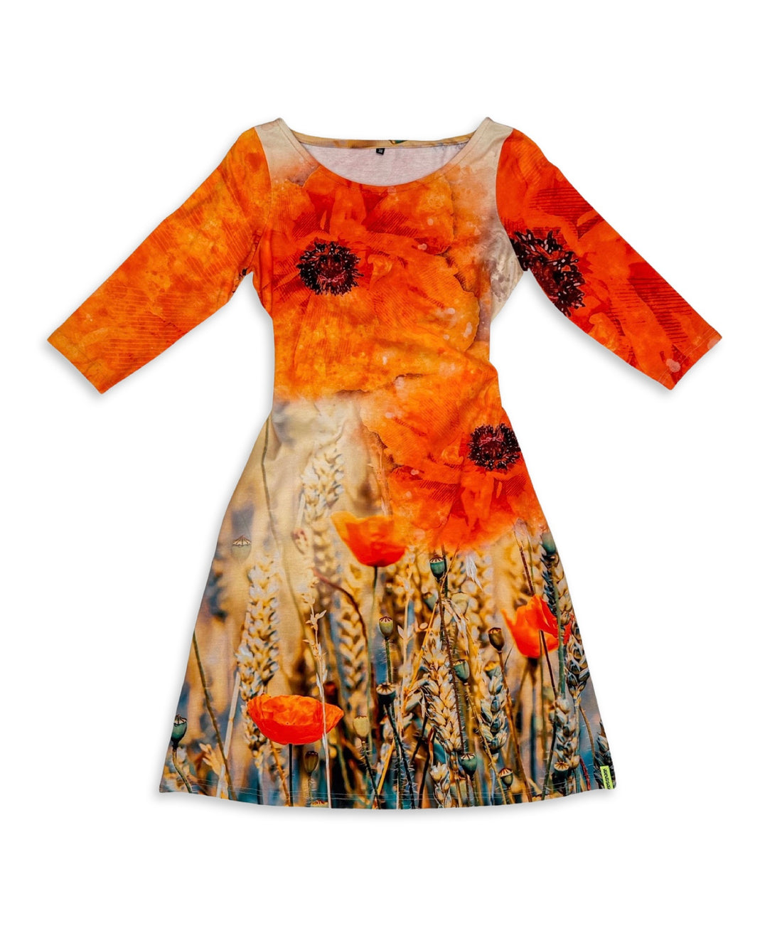 Orange Poppy Dress