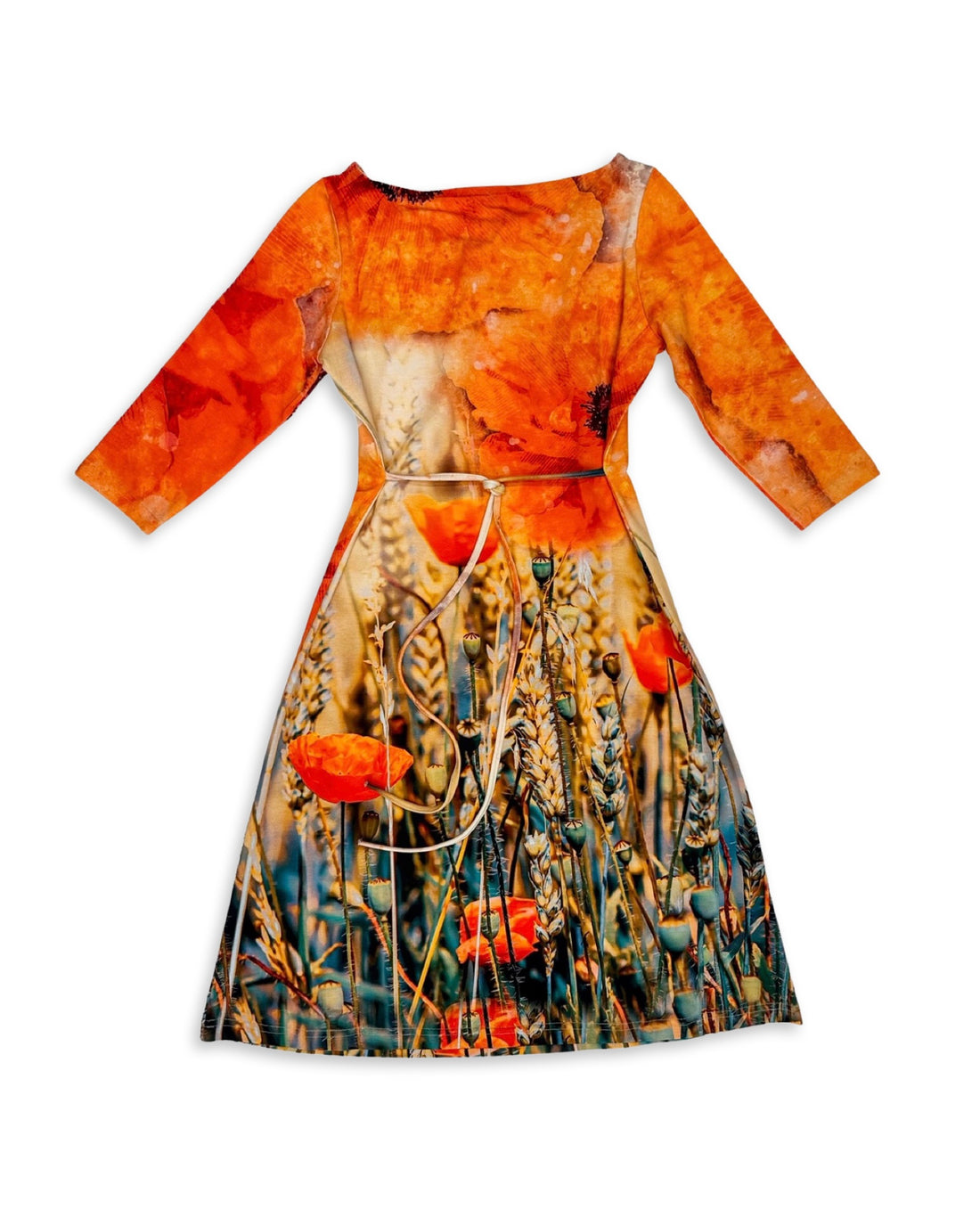 Orange Poppy Dress