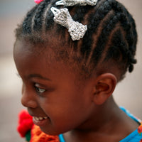 Glitter Bow Hair Clip