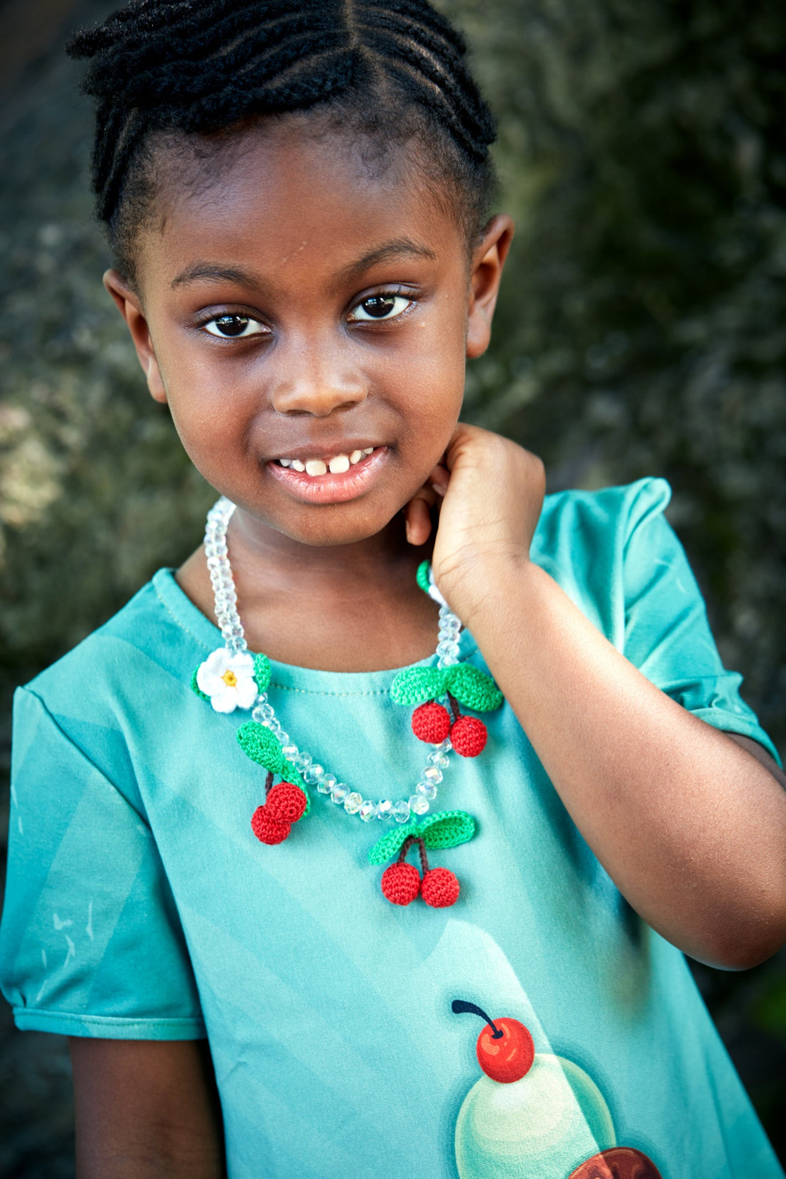 Crystal Cherry Necklace