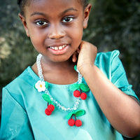 Crystal Cherry Necklace