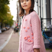 Pink Flowers Cardigan