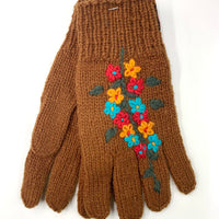 Flower Embroidery Gloves