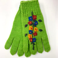 Flower Embroidery Gloves