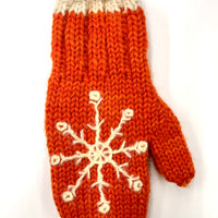 Snowflake Wool Gloves