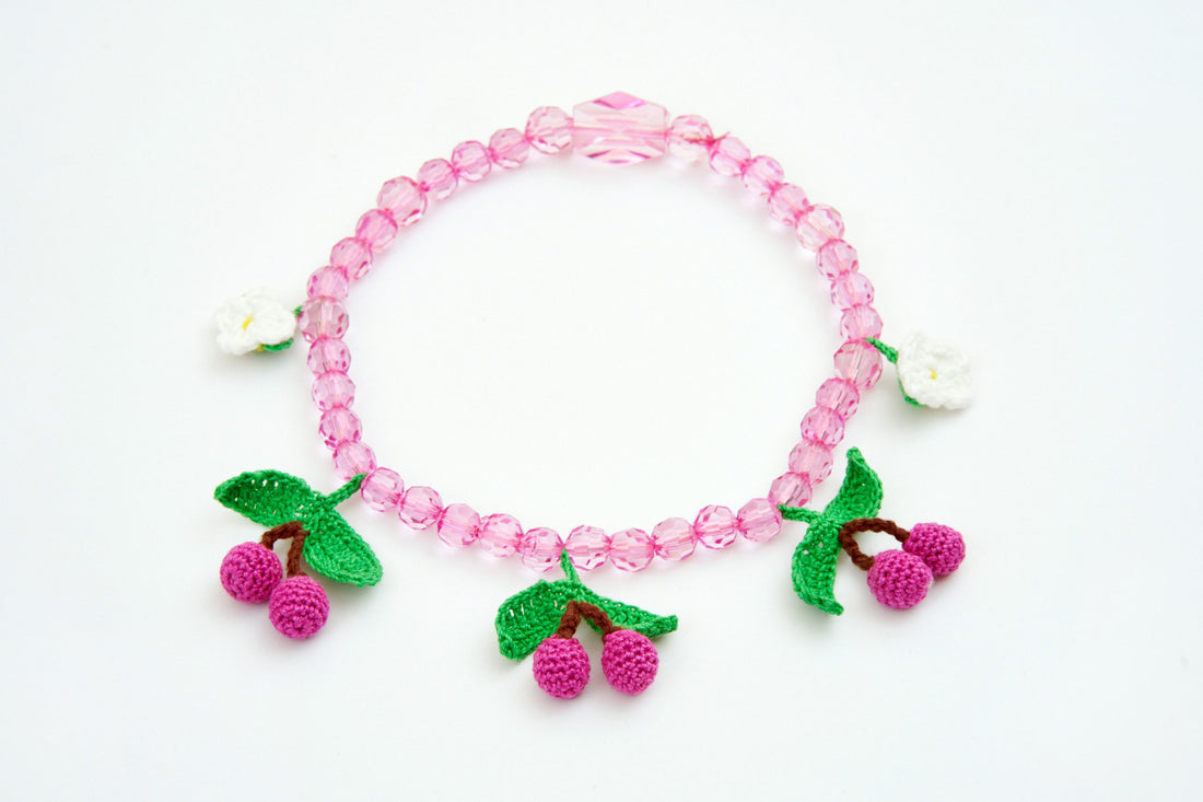 Crystal Cherry Necklace