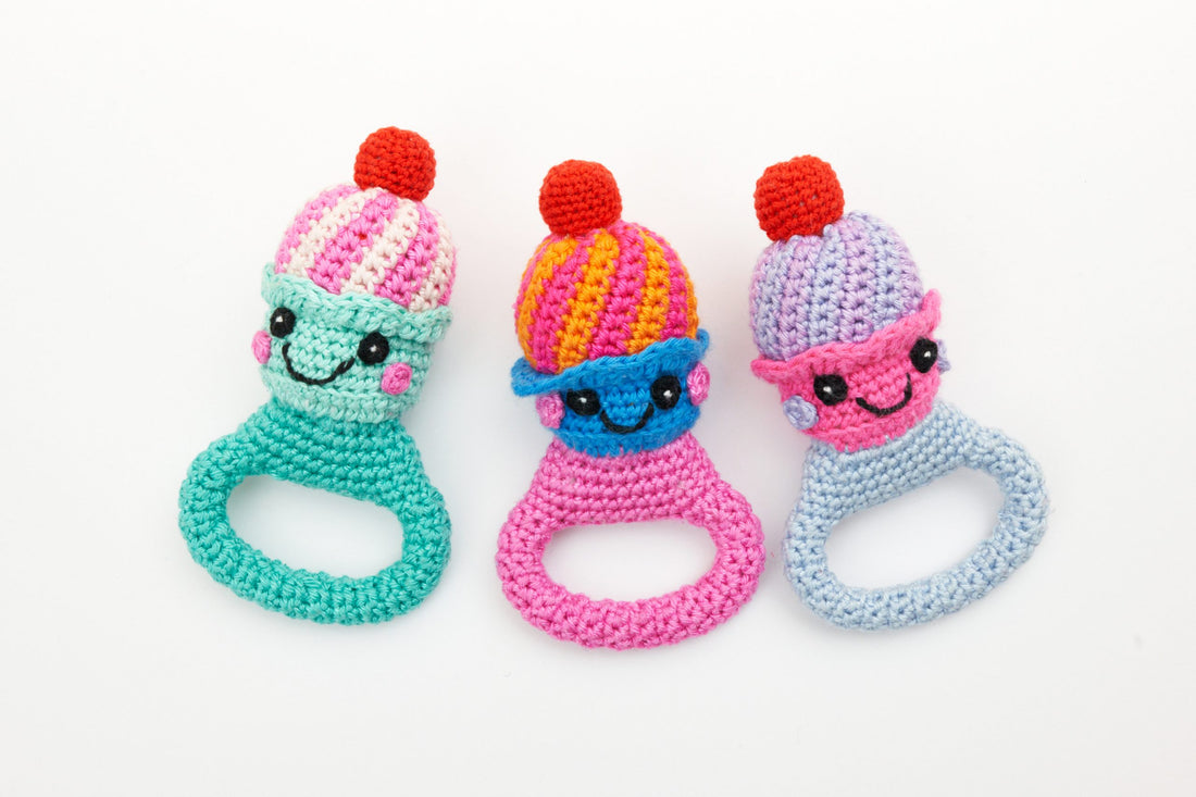 Cupcake Rattle