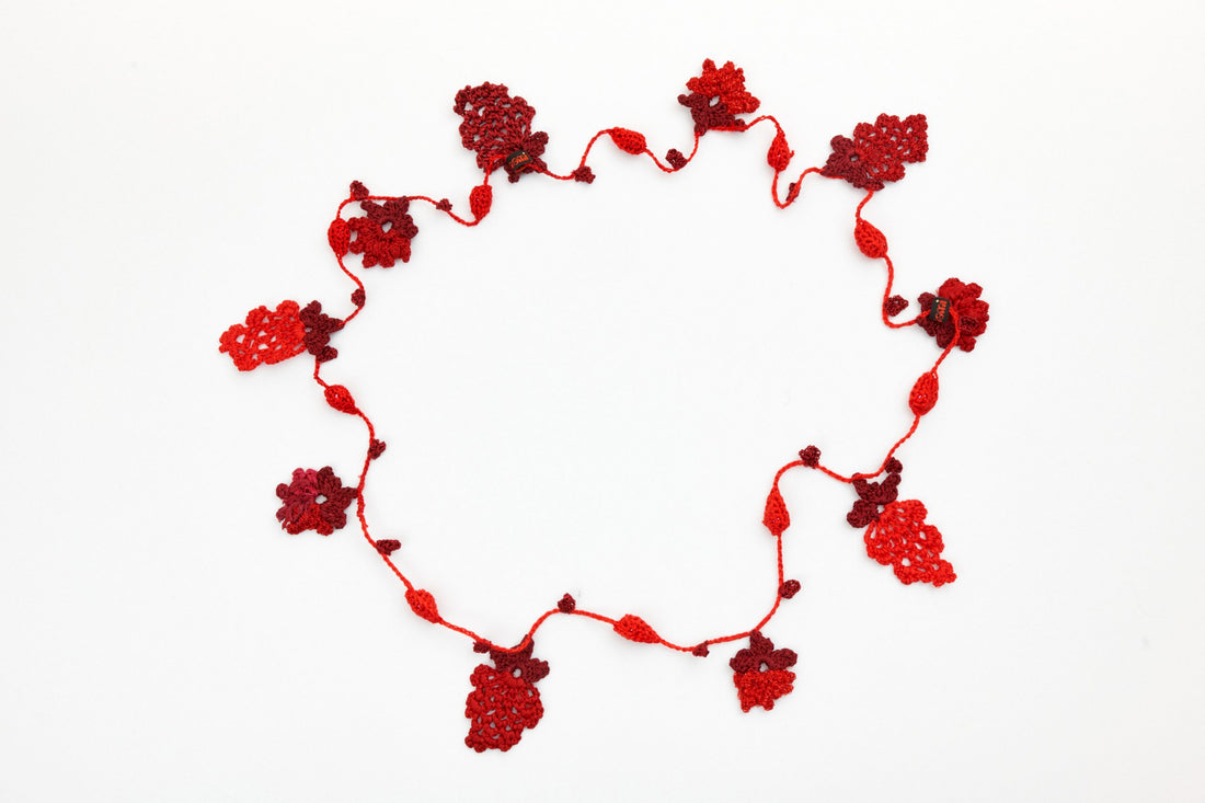Crochet Flower Necklace