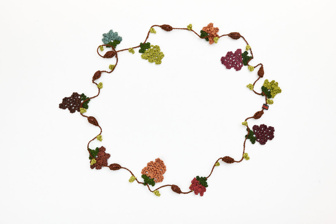 Crochet Flower Necklace