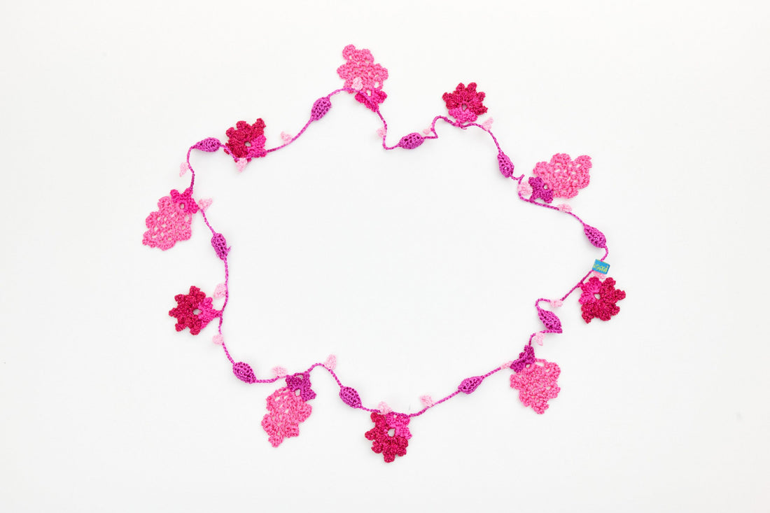 Crochet Flower Necklace