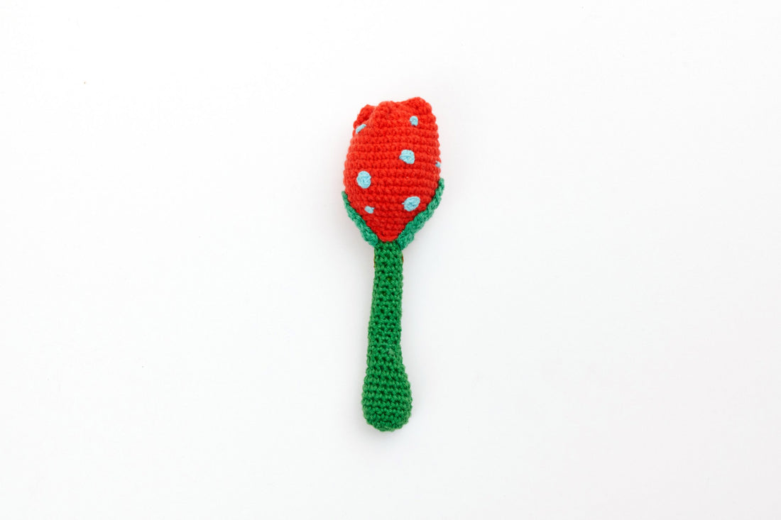 Dotted Tulip Rattle