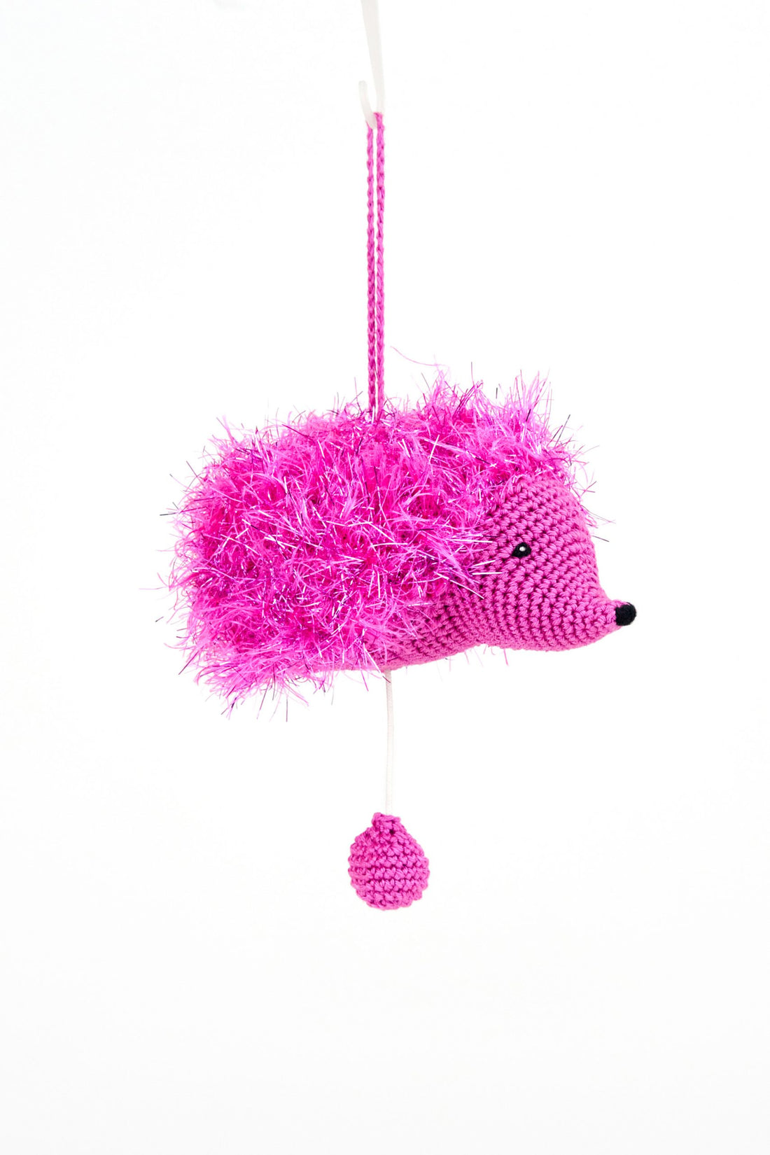 Glitter Hedgehog Music Mobile