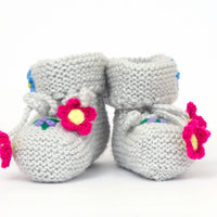 Dainty Flower Booties