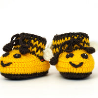 Smiley Bee Booties
