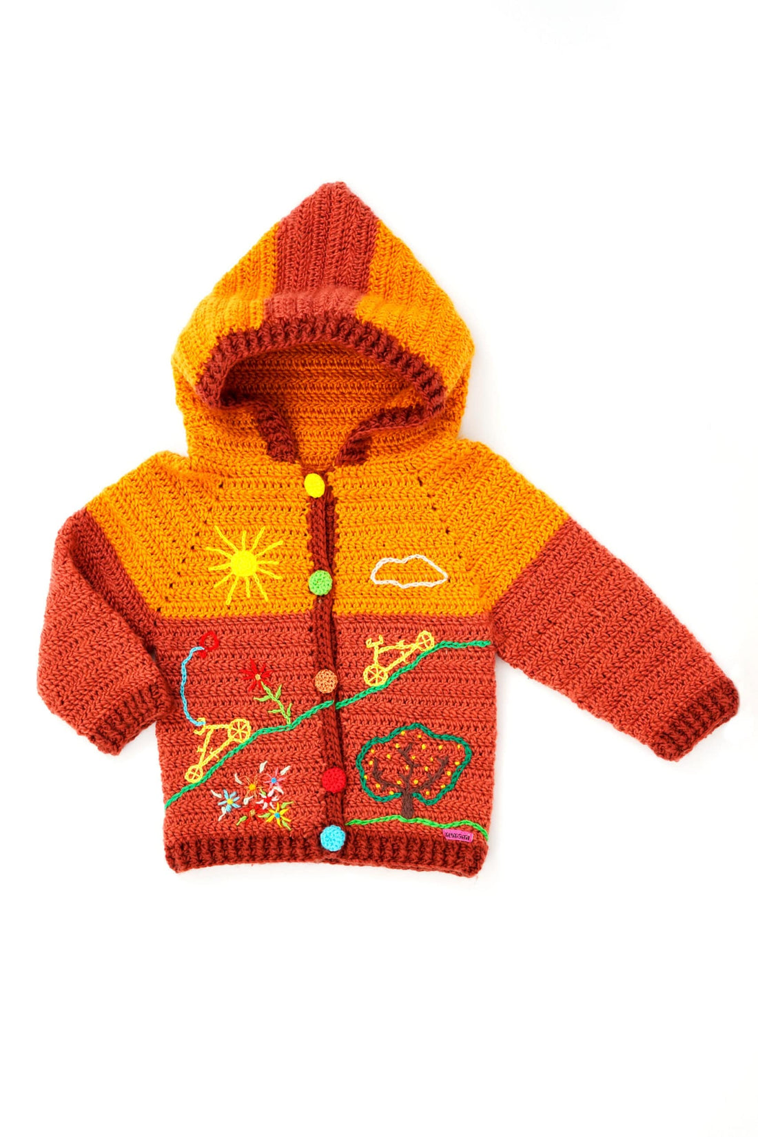 Bike Cardigan Hoodie