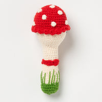 Smiley Mushroom Rattle