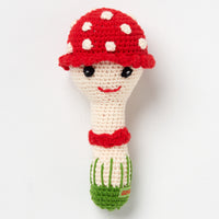 Smiley Mushroom Rattle