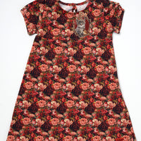 Rosy Cat Dress