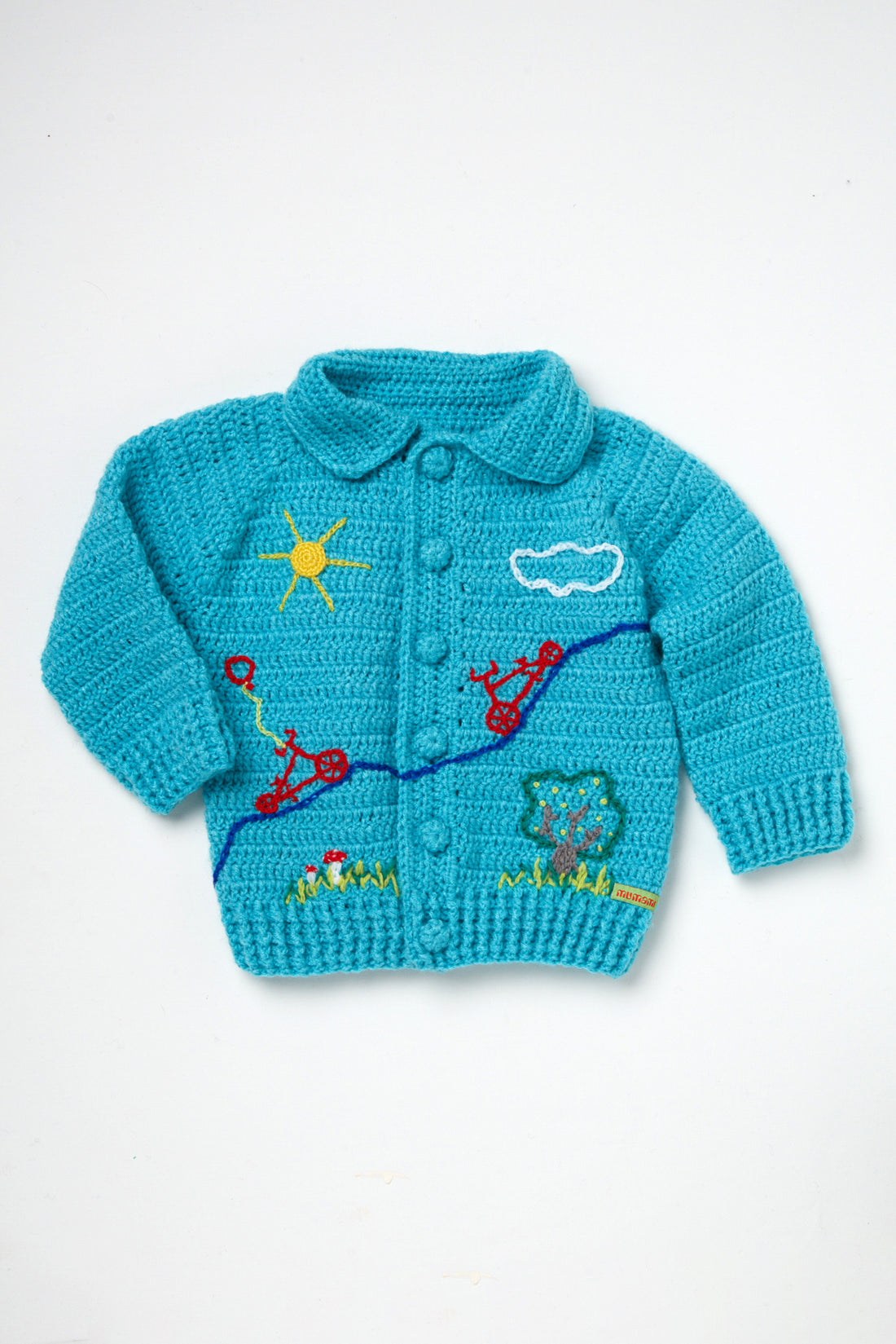 Blue Bike Cardigan