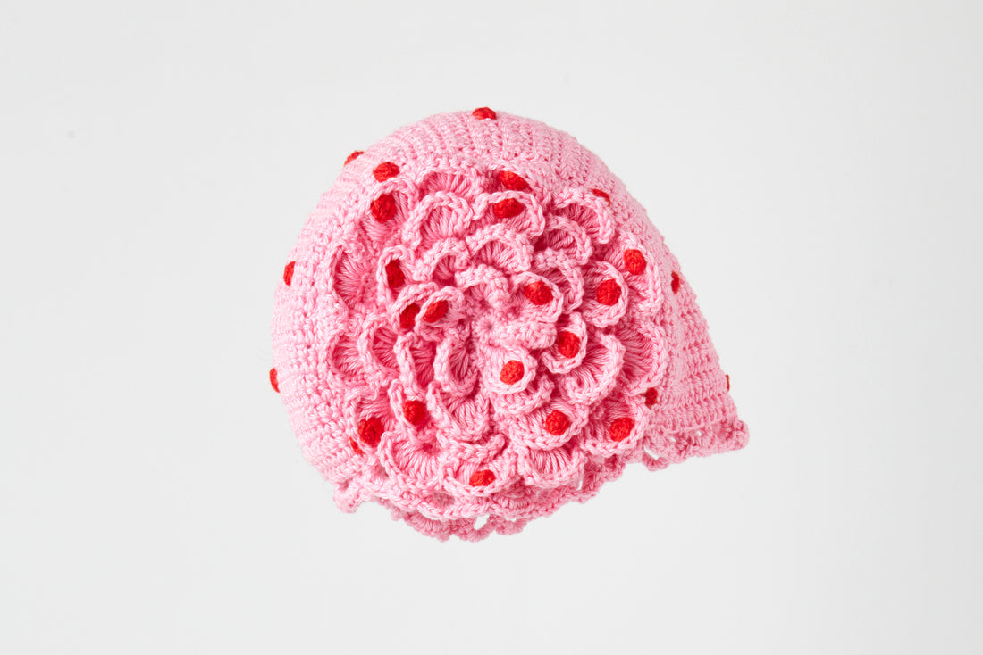 Rose Dotted Hat