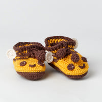 Smiley Bee Booties