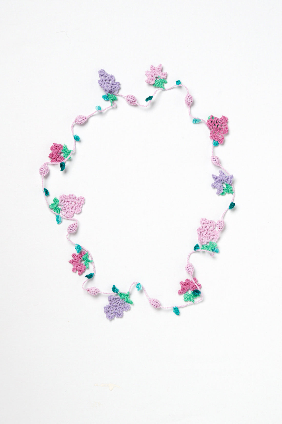 Crochet Flower Necklace