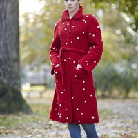 Women's Dotted Coat Red