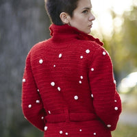 Women's Dotted Coat Red