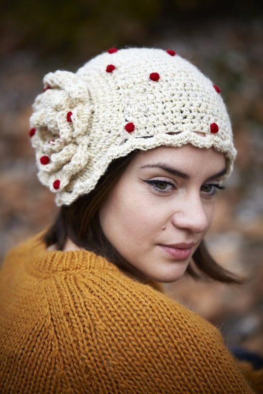 Rose Dotted Hat