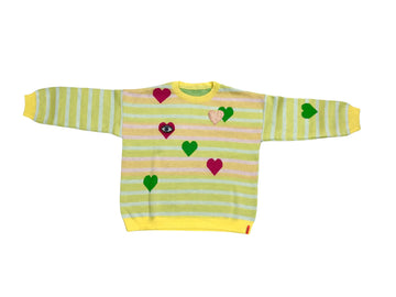 Yellow Heart Eyes Sweater