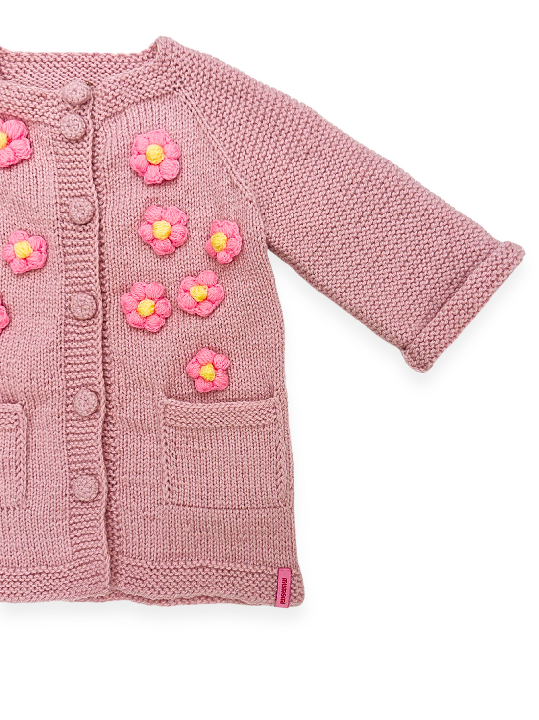 Pink Flowers Cardigan