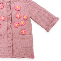 Pink Flowers Cardigan