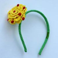 Polkadot Rose Hairband