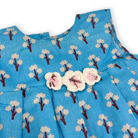 Blue Cherry Blossom Dress