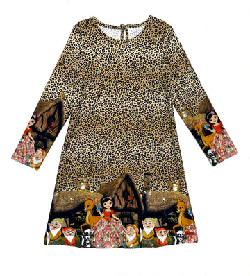Snowwhite Leopard Brown Dress