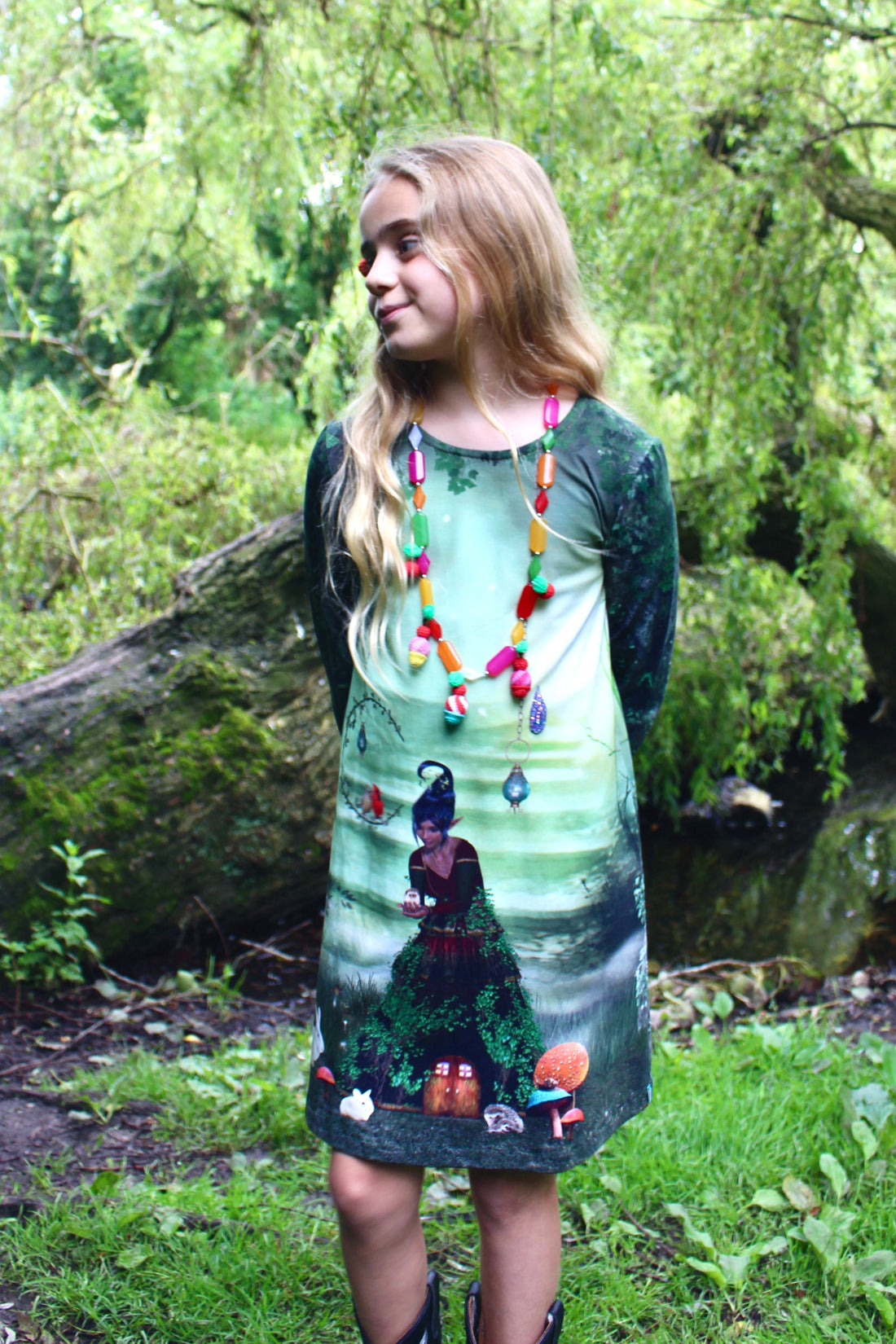 Green Fairy Woods Dress