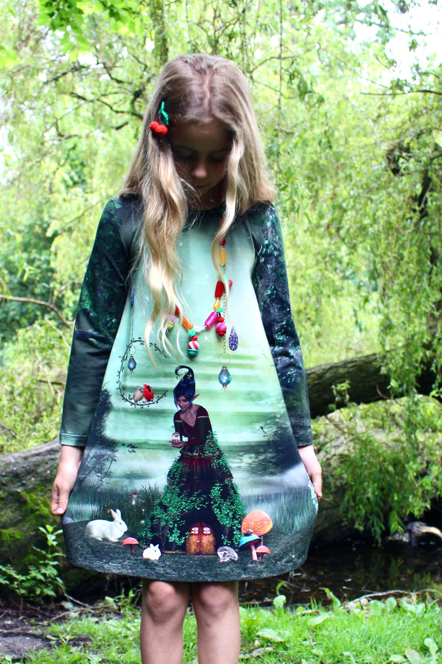 Green Fairy Woods Dress