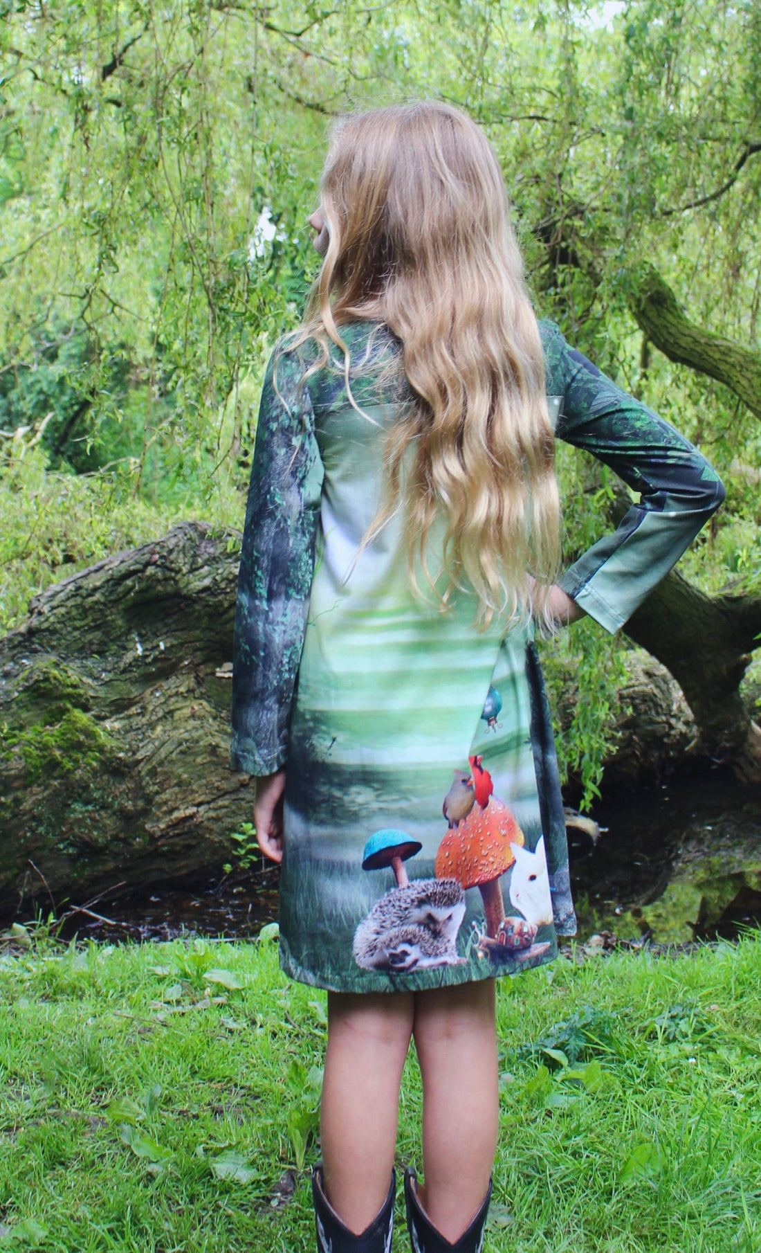 Green Fairy Woods Dress