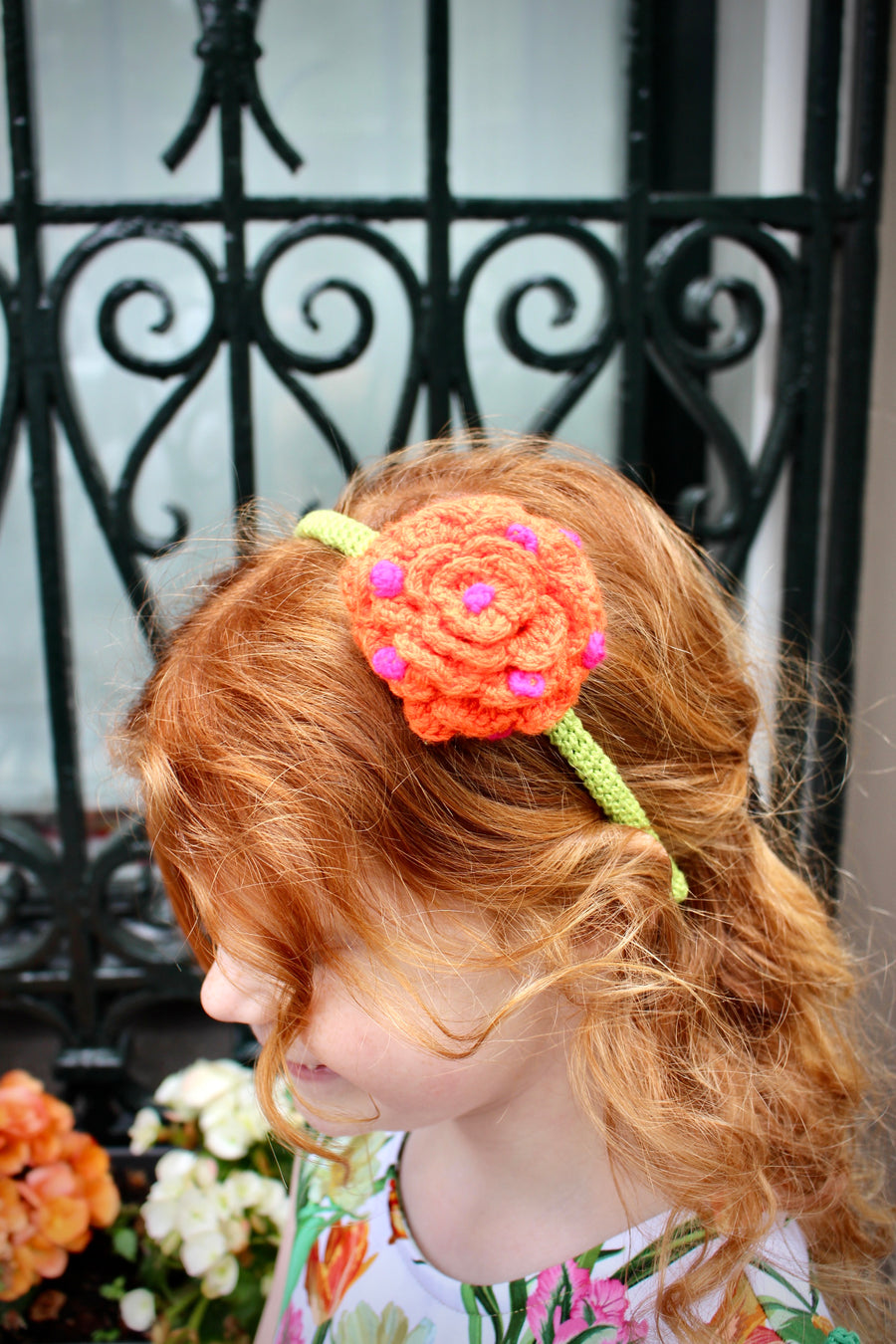 Rosy Dots Hairband